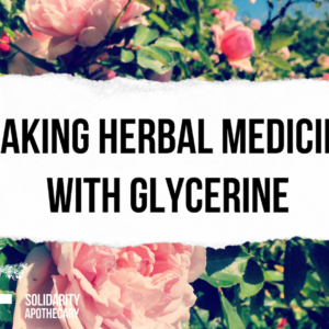 Making Herbal Medicine with Glycerine Workshop