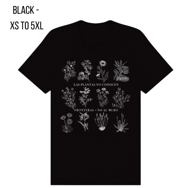US/Mexico - Plants Know No Borders T-shirt - Spanish version ($20 - $40 USD) - Image 2