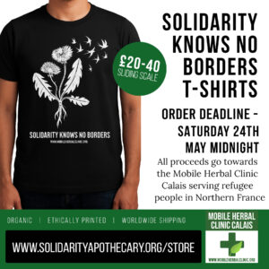 Dandelion Solidarity T-shirt (sliding-scale fundraiser £20 - £40)