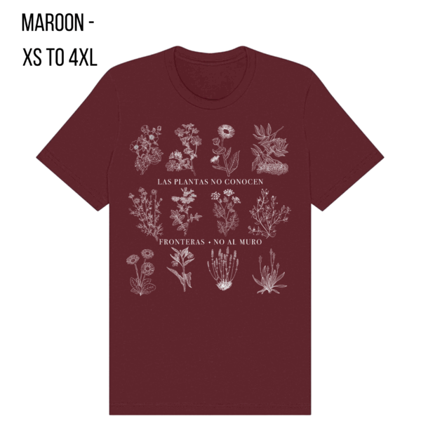 US/Mexico - Plants Know No Borders T-shirt - Spanish version ($20 - $40 USD) - Image 3