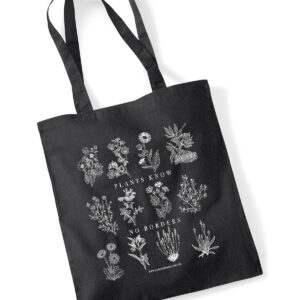 Plants Know No Borders Prints Tote Bags