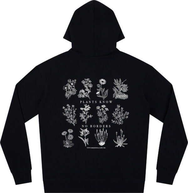 Plants Know No Borders Zip Hoodies (sliding-scale fundraiser £40 - £60) - Image 4