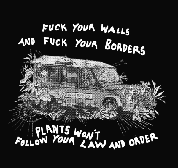 No Borders Herbals T-shirt (sliding-scale fundraiser £20 - £40) - Image 2