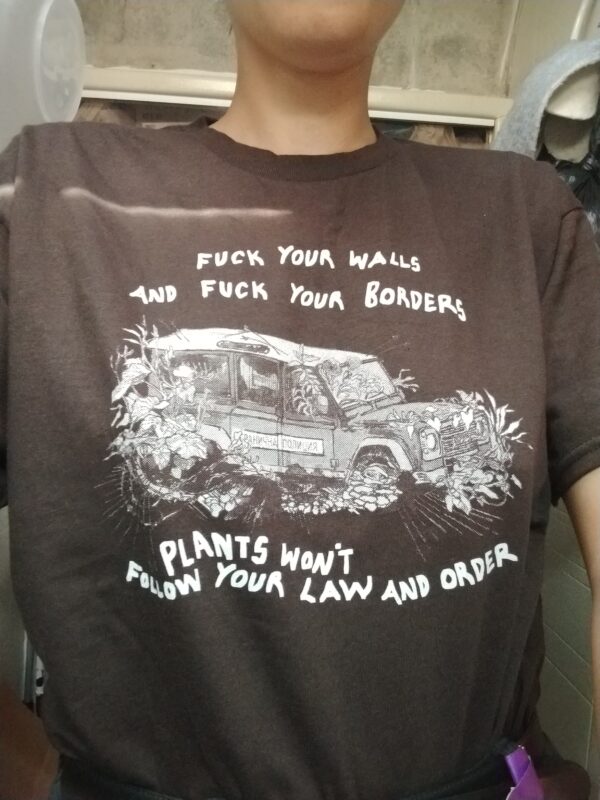 No Borders Herbals T-shirt (sliding-scale fundraiser £20 - £40) - Image 3